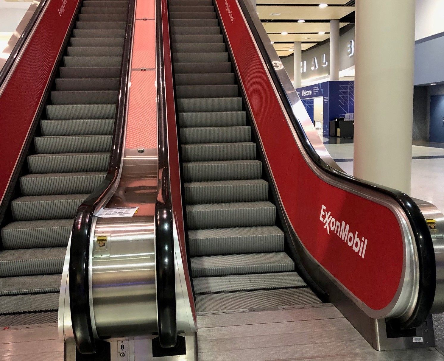 Inside Escalator Panel